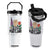 Free Portland Raised Fist Flip Straw Tumbler Patriotic Oregon Freedom Floral Justice TS02 One Size: 30 oz White Print Your Wear