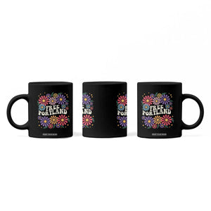 Retro Groovy Free Portland Coffee Mug Oregon Freedom Fighter Peaceful Hippie 70s Style TS02 Print Your Wear