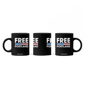Free Portland Patriotic Coffee Mug Bold Political Statement American Flag TS02 Print Your Wear