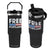Free Portland Patriotic Flip Straw Tumbler Bold Political Statement American Flag TS02 One Size: 30 oz Black Print Your Wear