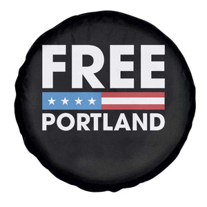 Free Portland Patriotic Spare Tire Cover Bold Political Statement American Flag TS02 Print Your Wear