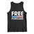 Free Portland Patriotic Tank Top Bold Political Statement American Flag TS02 Black Print Your Wear