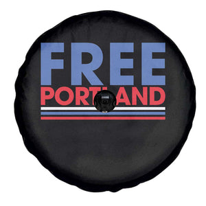 Free Portland Bold Patriotic Spare Tire Cover Red White and Blue Protest Statement TS02 Print Your Wear