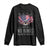 America Land of No Kings Long Sleeve Shirt Because of the Brave We The People Patriotic Eagle TS02 Black Print Your Wear