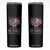 America Land of No Kings Skinny Tumbler Because of the Brave We The People Patriotic Eagle TS02 Black Print Your Wear