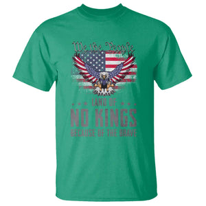 America Land of No Kings T Shirt Because of the Brave We The People Patriotic Eagle TS02 Irish Green Print Your Wear