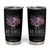 America Land of No Kings Tumbler Cup Because of the Brave We The People Patriotic Eagle TS02 Black Print Your Wear