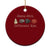 Same Shit Different Hat Ceramic Ornament - Print Your Wear
