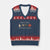 Same Shit Different Hat V-Neck Knit Sweater Vest - Print Your Wear