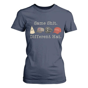 Same Shit Different Hat T Shirt For Women TS02 Navy Print Your Wear