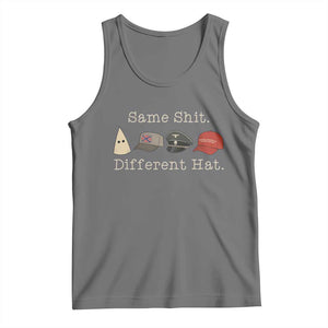 Same Shit Different Hat Tank Top TS02 Black Heather Print Your Wear