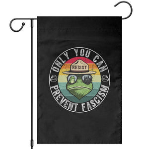Only You Can Prevent Fascism Frog Resist Protest Garden Flag Free Portland Oregon Freedom Retro TS02 Black Print Your Wear