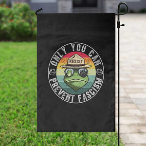 Only You Can Prevent Fascism Frog Resist Protest Garden Flag Free Portland Oregon Freedom Retro TS02 Print Your Wear
