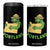 Portland Frog Resist 4 in 1 Can Cooler Tumbler Oregon Map Vintage Graphic TS02 One Size: 16 oz Black Print Your Wear