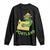 Portland Frog Resist Long Sleeve Shirt Oregon Map Vintage Graphic TS02 Black Print Your Wear
