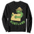 Portland Frog Resist Sweatshirt Oregon Map Vintage Graphic TS02 Black Print Your Wear