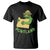 Portland Frog Resist T Shirt Oregon Map Vintage Graphic TS02 Black Print Your Wear
