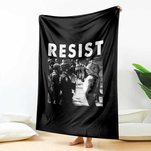 Portland Resist Frog Throw Blanket Oregon Iconic Frogs Photo Protest Moment TS02 Print Your Wear