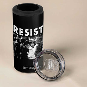 Portland Resist Frog 4 in 1 Can Cooler Tumbler Oregon Iconic Frogs Photo Protest Moment TS02 Print Your Wear