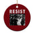 Portland Resist Frog Ceramic Ornament Oregon Iconic Frogs Photo Protest Moment - Print Your Wear
