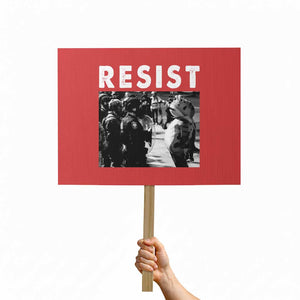 Portland Resist Frog Protest Sign Oregon Iconic Frogs Photo Protest Moment - Print Your Wear