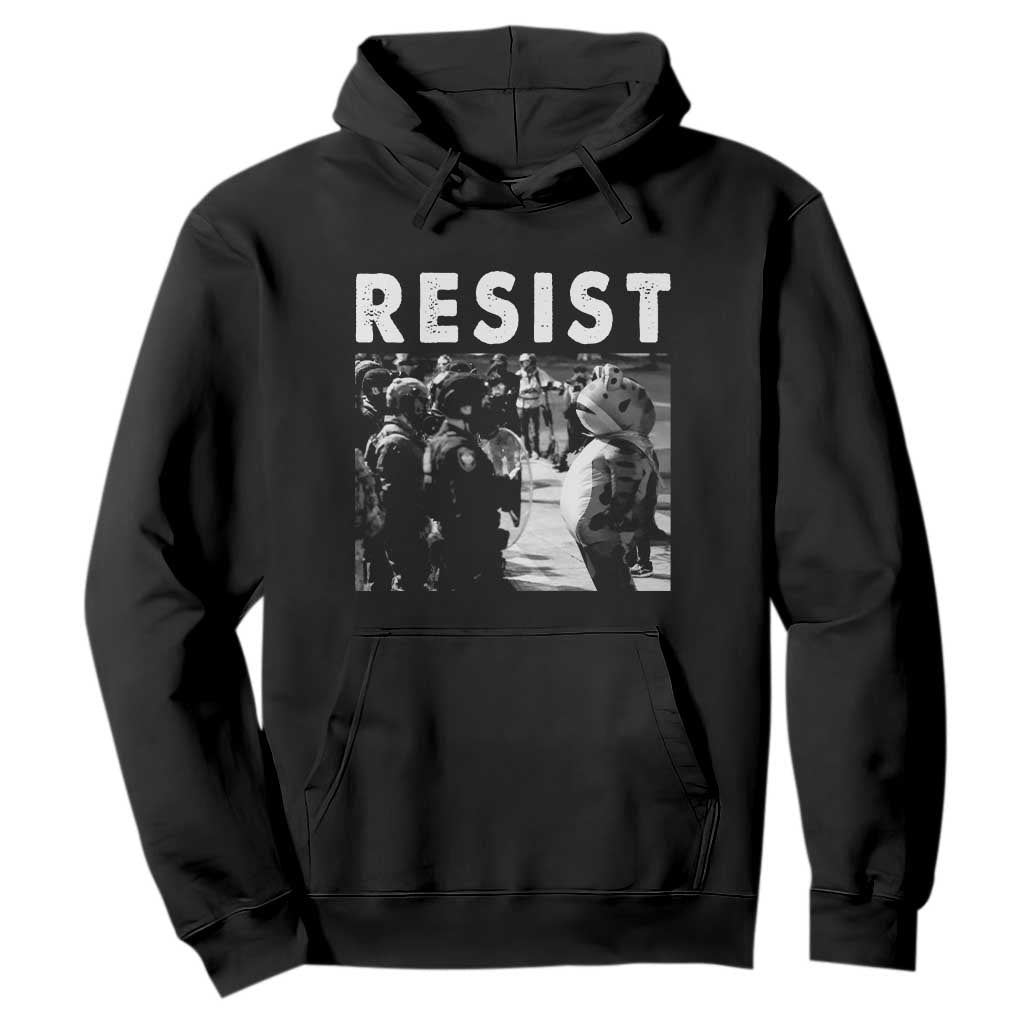 Portland Resist Frog Hoodie Oregon Iconic Frogs Photo Protest Moment TS02 Black Print Your Wear