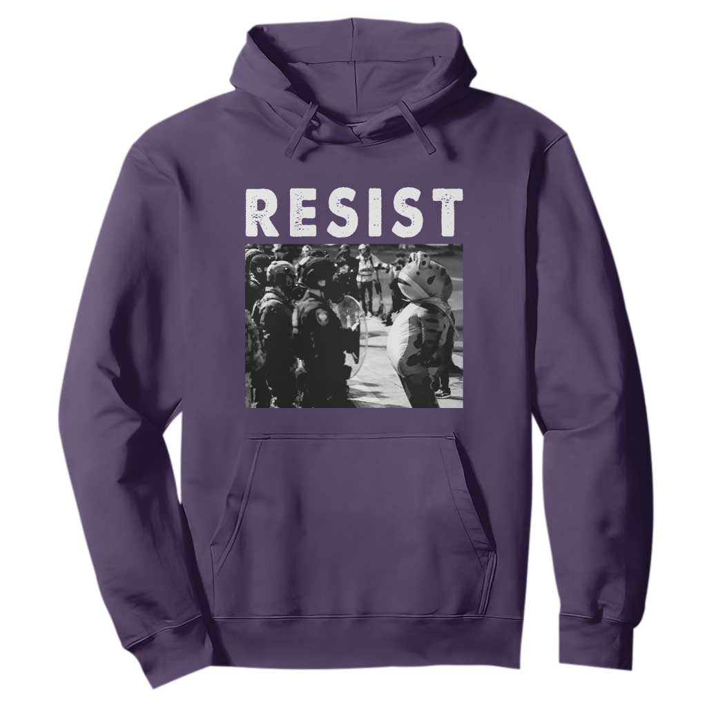 Portland Resist Frog Hoodie Oregon Iconic Frogs Photo Protest Moment TS02 Purple Print Your Wear