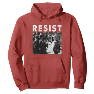 Portland Resist Frog Hoodie Oregon Iconic Frogs Photo Protest Moment TS02 Red Print Your Wear