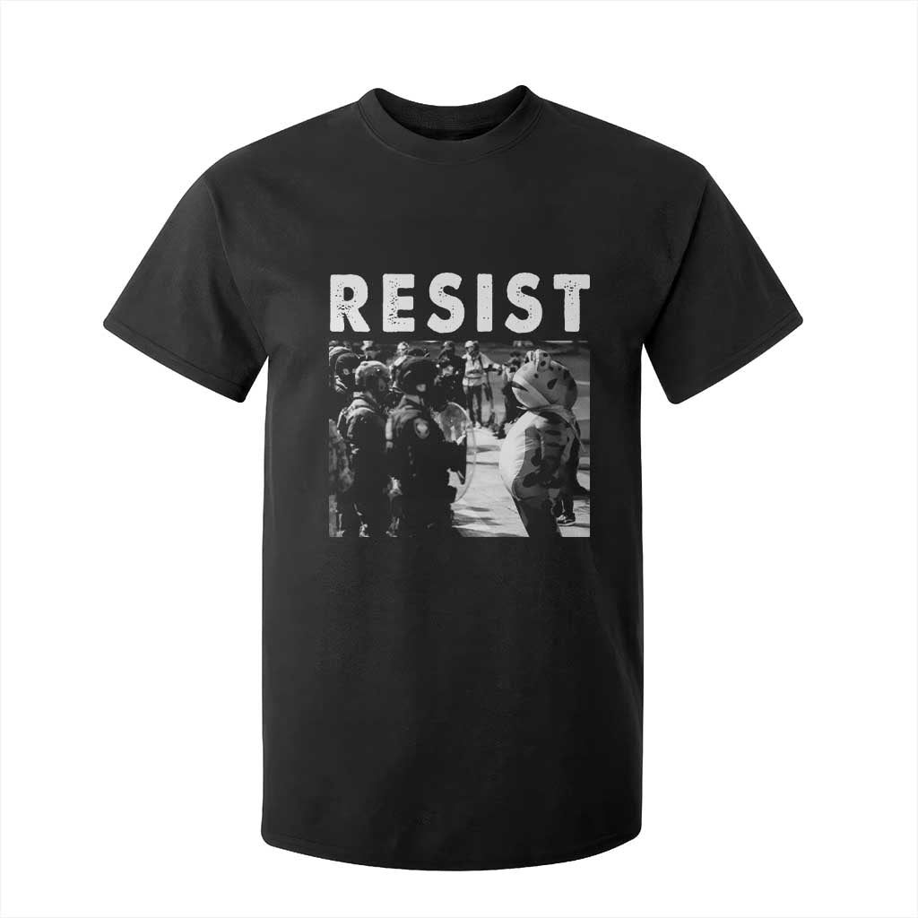 Portland Resist Frog T Shirt For Kid Oregon Iconic Frogs Photo Protest Moment TS02 Black Print Your Wear