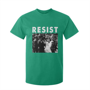Portland Resist Frog T Shirt For Kid Oregon Iconic Frogs Photo Protest Moment TS02 Irish Green Print Your Wear