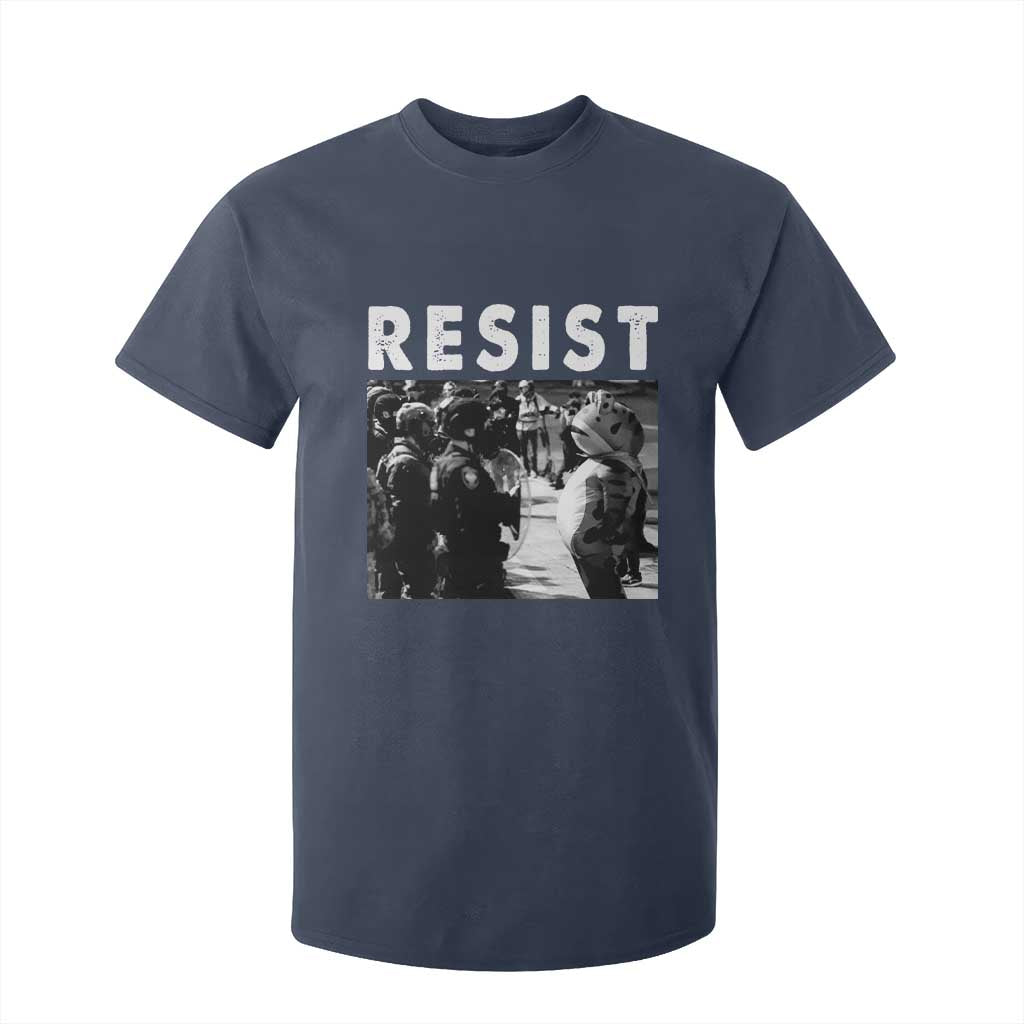 Portland Resist Frog T Shirt For Kid Oregon Iconic Frogs Photo Protest Moment TS02 Navy Print Your Wear