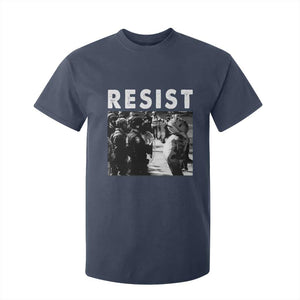 Portland Resist Frog T Shirt For Kid Oregon Iconic Frogs Photo Protest Moment TS02 Navy Print Your Wear