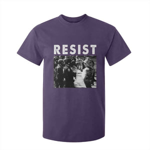 Portland Resist Frog T Shirt For Kid Oregon Iconic Frogs Photo Protest Moment TS02 Purple Print Your Wear