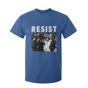 Portland Resist Frog T Shirt For Kid Oregon Iconic Frogs Photo Protest Moment TS02 Royal Blue Print Your Wear