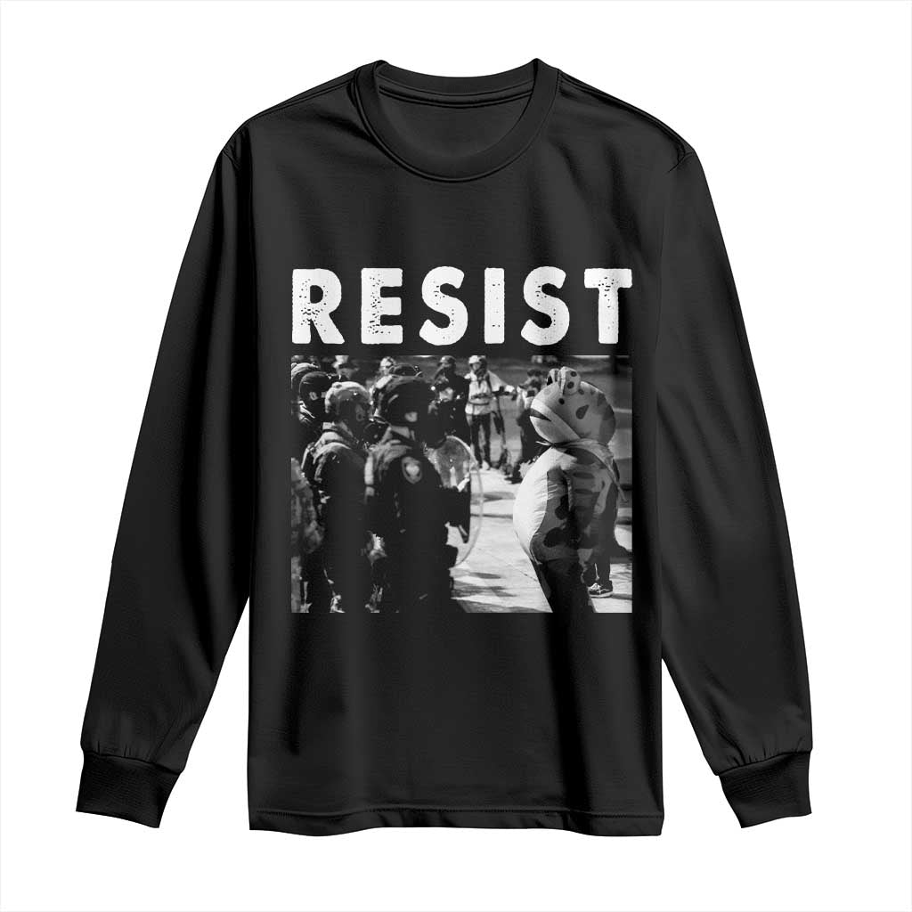 Portland Resist Frog Long Sleeve Shirt Oregon Iconic Frogs Photo Protest Moment TS02 Black Print Your Wear