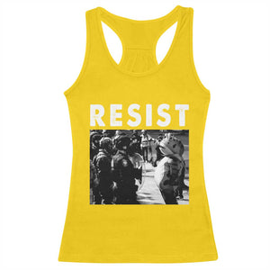 Portland Resist Frog Racerback Tank Top Oregon Iconic Frogs Photo Protest Moment TS02 Daisy Print Your Wear