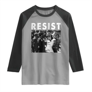 Portland Resist Frog Raglan Shirt Oregon Iconic Frogs Photo Protest Moment TS02 Sport Gray Black Print Your Wear