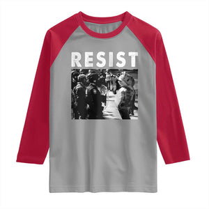 Portland Resist Frog Raglan Shirt Oregon Iconic Frogs Photo Protest Moment TS02 Sport Gray Red Print Your Wear