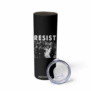 Portland Resist Frog Skinny Tumbler Oregon Iconic Frogs Photo Protest Moment TS02 Print Your Wear
