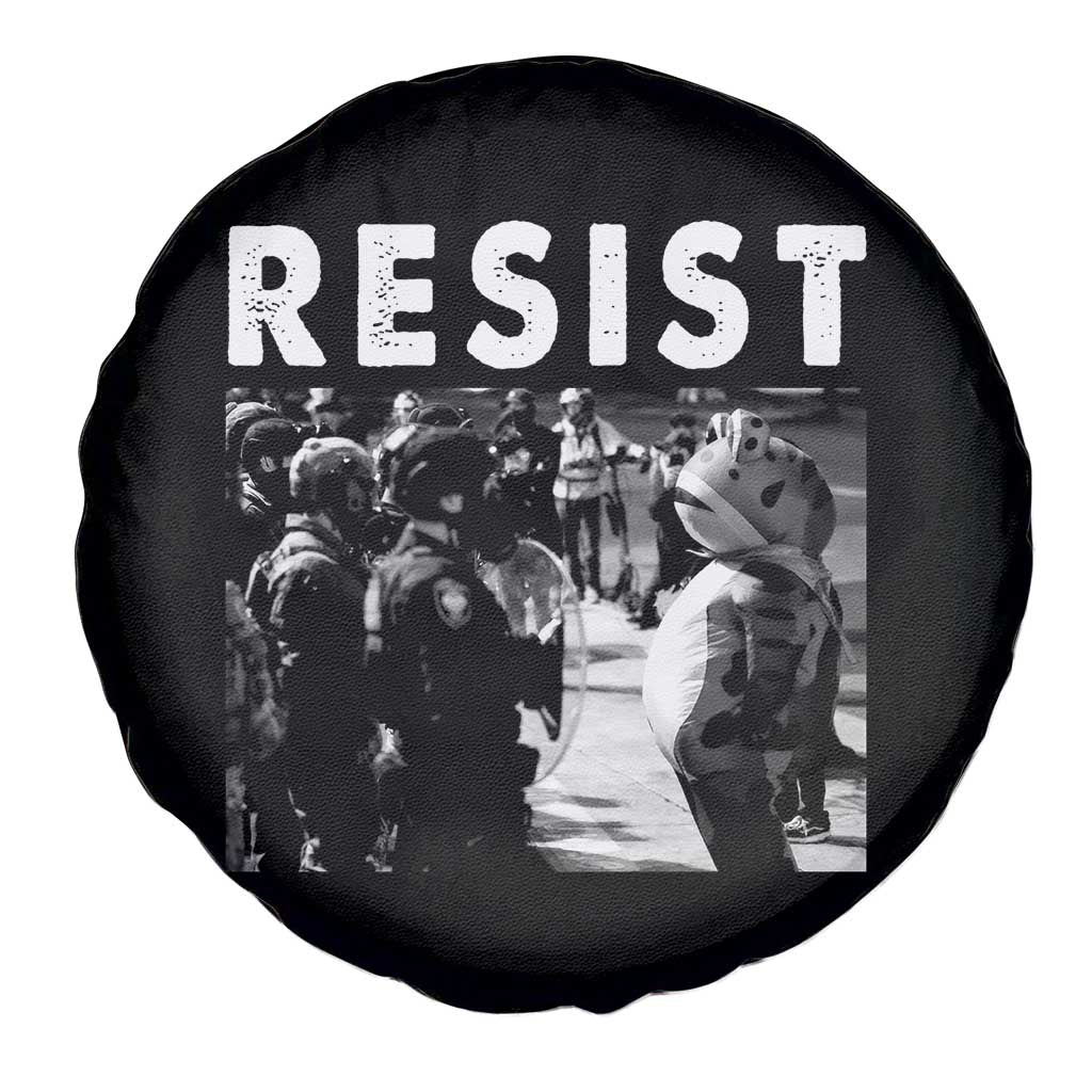 Portland Resist Frog Spare Tire Cover Oregon Iconic Frogs Photo Protest Moment TS02 Print Your Wear