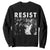 Portland Resist Frog Sweatshirt Oregon Iconic Frogs Photo Protest Moment TS02 Black Print Your Wear