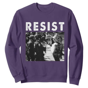 Portland Resist Frog Sweatshirt Oregon Iconic Frogs Photo Protest Moment TS02 Purple Print Your Wear