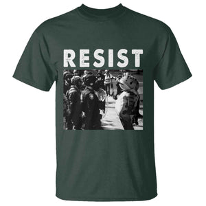 Portland Resist Frog T Shirt Oregon Iconic Frogs Photo Protest Moment TS02 Dark Forest Green Print Your Wear