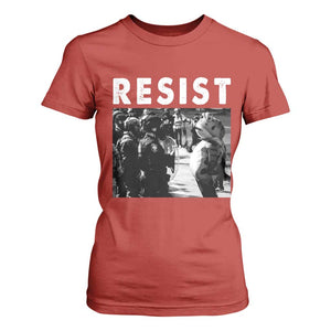 Portland Resist Frog T Shirt For Women Oregon Iconic Frogs Photo Protest Moment TS02 Red Print Your Wear