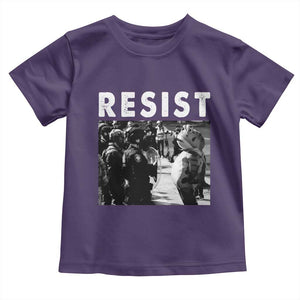 Portland Resist Frog Toddler T Shirt Oregon Iconic Frogs Photo Protest Moment TS02 Purple Print Your Wear