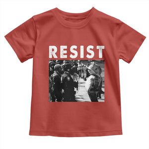 Portland Resist Frog Toddler T Shirt Oregon Iconic Frogs Photo Protest Moment TS02 Red Print Your Wear
