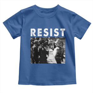 Portland Resist Frog Toddler T Shirt Oregon Iconic Frogs Photo Protest Moment TS02 Royal Blue Print Your Wear