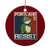Portland Resist Retro Frog 8647 Ceramic Ornament Political Satire Protest Poster Graphic - Print Your Wear