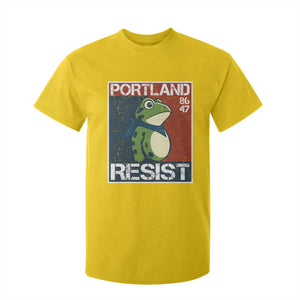Portland Resist Retro Frog 8647 T Shirt For Kid Political Satire Protest Poster Graphic TS02 Daisy Print Your Wear
