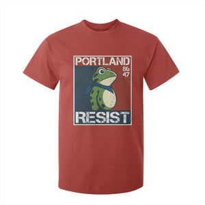 Portland Resist Retro Frog 8647 T Shirt For Kid Political Satire Protest Poster Graphic TS02 Red Print Your Wear
